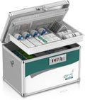 Glosen Medicine Lock Box with Combination Lock,Medication Lock box 【Medium 12 x 7.68 x 7.87 Inch】 Safe Lock Box,Medical Box Organizer
