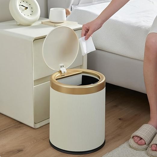URALFA 3.7 Gallon Motion Sensor Bathroom Trash Can