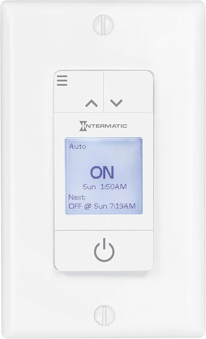 Intermatic ST700W Ascend 7-Day in-Wall Programmable Timer