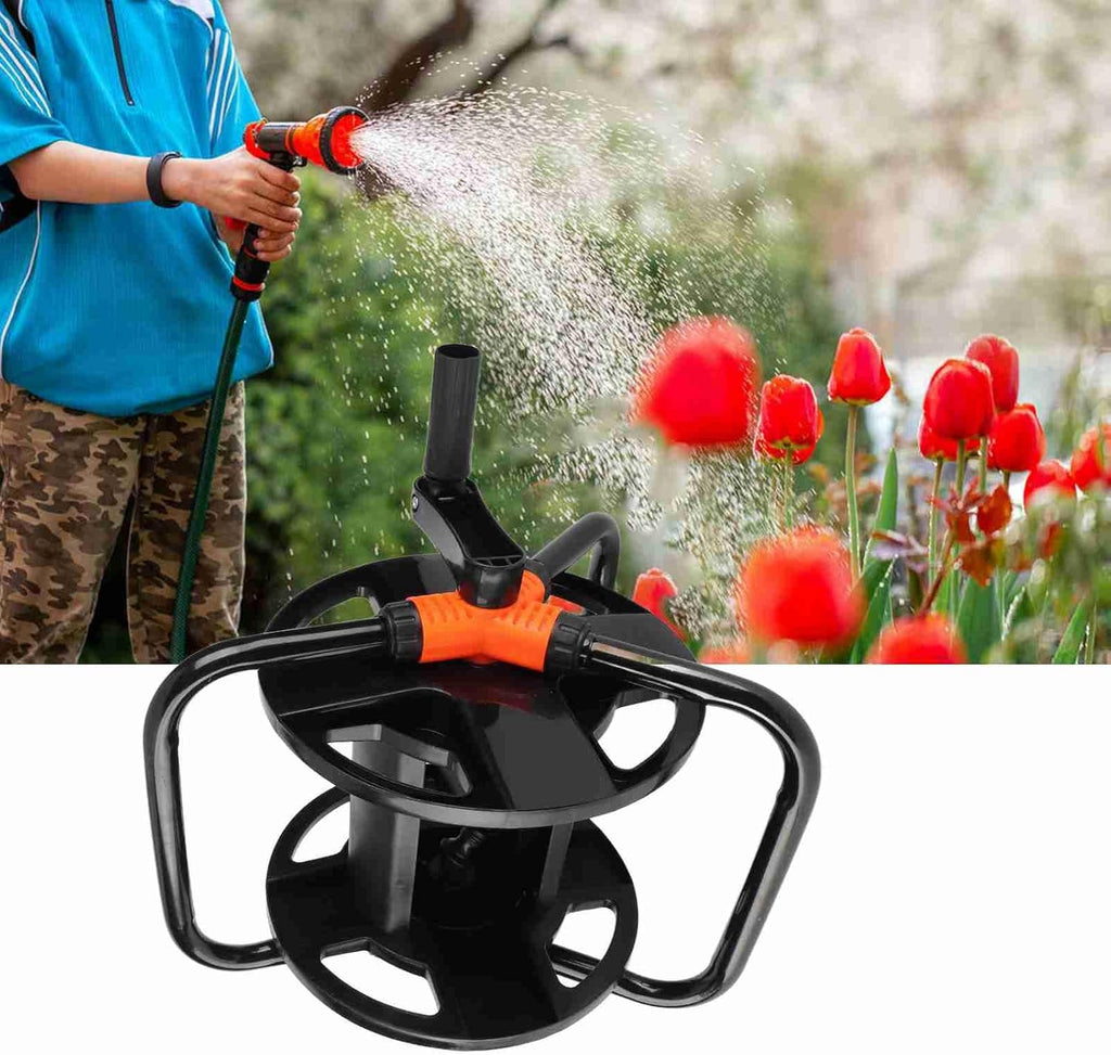 Water Hose Reel Cart, Portable Water Hose Reel Cart Pipe Storage Rack ABS Single Arm Tool for Garden Car Washing Watering