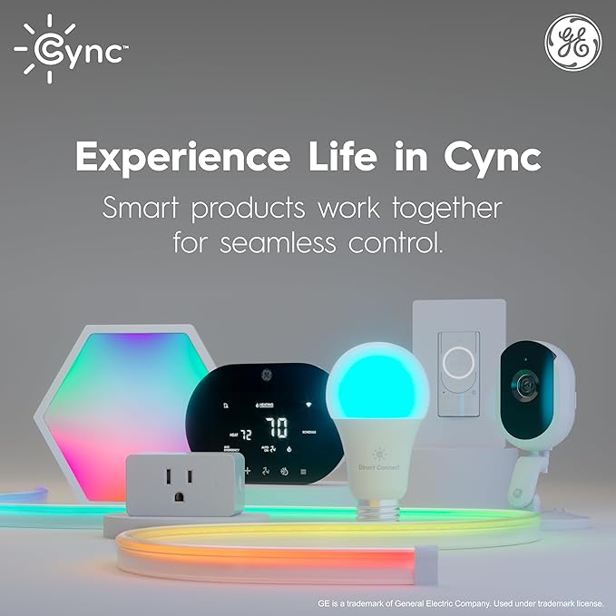 Cync Indoor Smart Plug, WiFi Outlet Socket, Voice Control Outlet, Matter