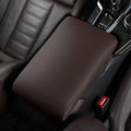 Car Armrest Covers for Hyundai Kona EV 2019 2020 2021 2022 2023 2024 2025 Premium Leather Center Console Armrest Cushion Pad Anti-Scratch Soft Support for Elbow Auto Interior Accessories