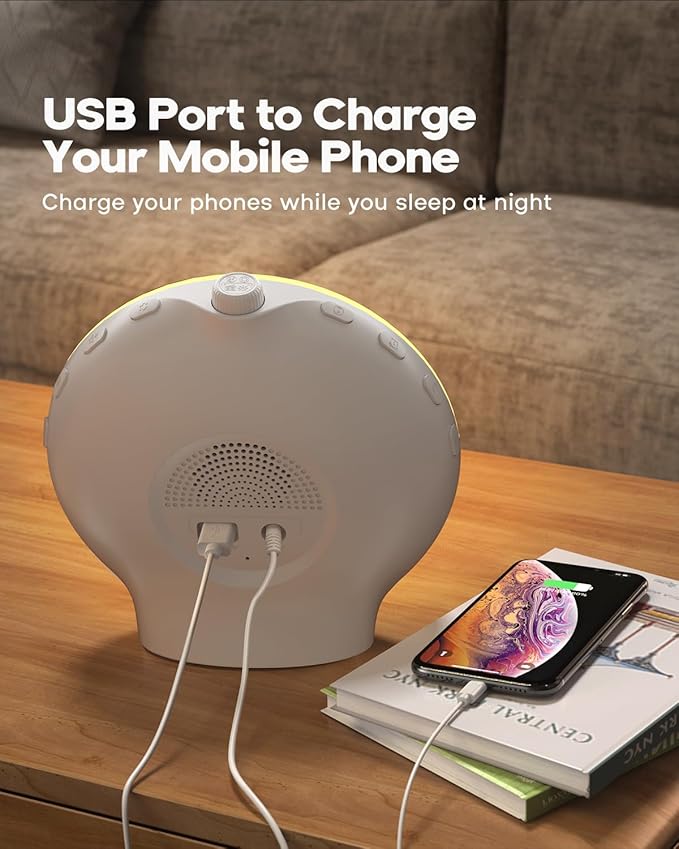 Sunrise Alarm Clock for Heavy Sleepers, Wake Up Light