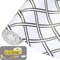 Drawer and Shelf Liner for Kitchen Cabinet: 17 in X 20 Ft Non Slip Waterproof Shelf Paper Non Adhesive Refrigerator Liners Black and White Squares Easy Liners for Bathroom