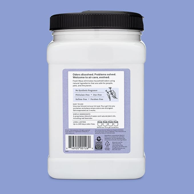 Fresh Wave Lavender Odor Removing Gel Refill, 63 oz.