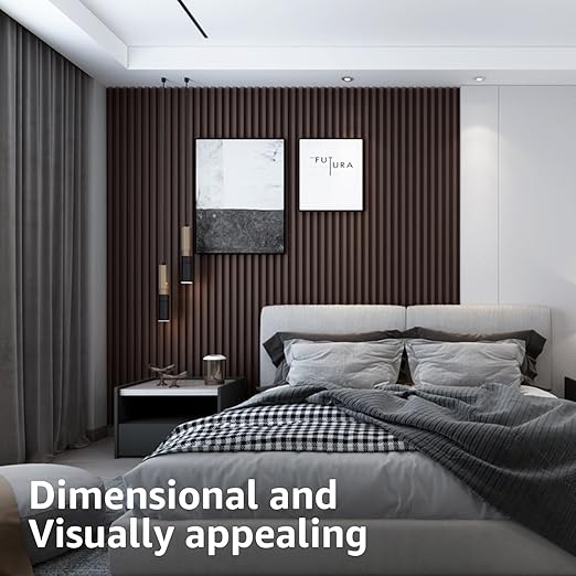 Art3d Slat Wall Panel for Modern Decor, WPC Acoustic Diffuser Panel