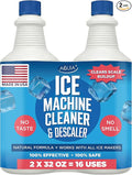 Ice Machine Cleaner and Descaler 32oz 2-Pack | Ice Maker Cleaner