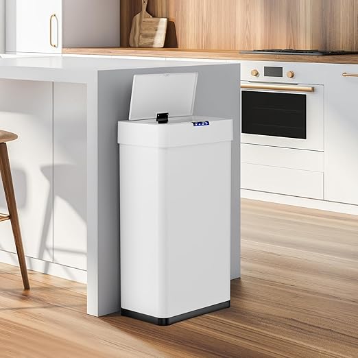 AthLike Sensor Trash Can, Touchless Motion Sensor Trash Bin, Smart Automatic