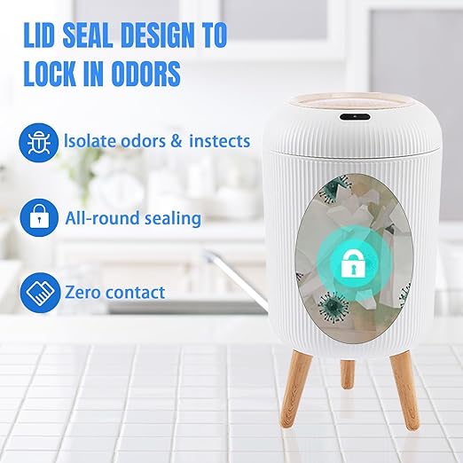 URALFA Motion Sensor Trash Can