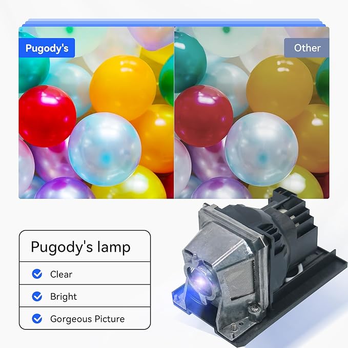 Pugody NP13LP /NP18LP Quality Replacement Projector Lamp Bulb