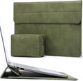HYZUO 15-16 Inch Laptop Sleeve Case with Stand Feature for MacBook Pro 16 M4/M3/M2/M1 Pro/Max 2025-2019, XPS 15, MacBook Pro 15 2015-2012, Samsung Galaxy Book Flex/Pro 15, Olive Green