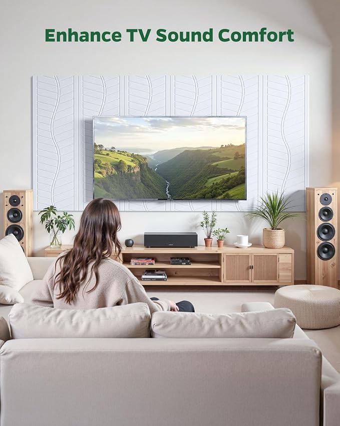 Topnaca 6 Pack Acoustic Panels Sound Absorbing