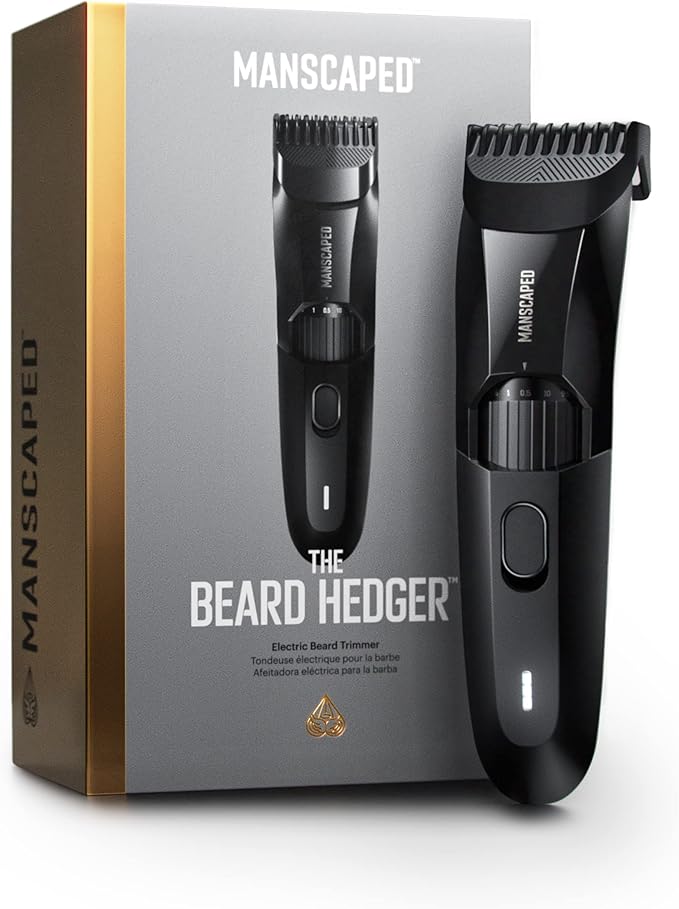 MANSCAPED® The Beard Hedger® Premium Men's Beard Trimmer, 20 Length Adjustable
