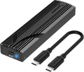 SABRENT USB C NVMe Enclosure, Tool-Free M.2 SSD Case for 2230-2280, 10Gbps USB 3.2 Gen 2 Adapter, Aluminum Cooling, External M.2 Drive Enclosure for NVMe SSDs (EC-PNVO)
