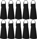 RAJRANG 100% Cotton Cooking Apron with 3 Pockets Kitchen Chef BBQ Adjustable Bib Aprons for Women Men
