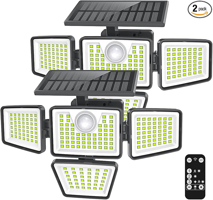 daphino 3000LM Solar Lights Outdoor