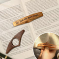 Wooden Book Page Holders for Reading - Thumb Page Holder & Book Opener Holder | Just One More Page Ergonomic Hands-Free Helper - Perfect Gift for Book Lovers & Readers(Natural Wood 3)