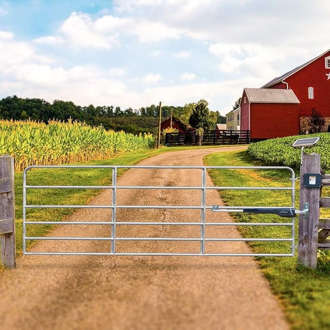 Mighty Mule Gate Opener, Solar and Smart Ready, Heavy Duty Automatic Gate Opener