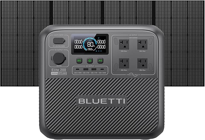 BLUETTI Elite 200 V2 Solar Generator