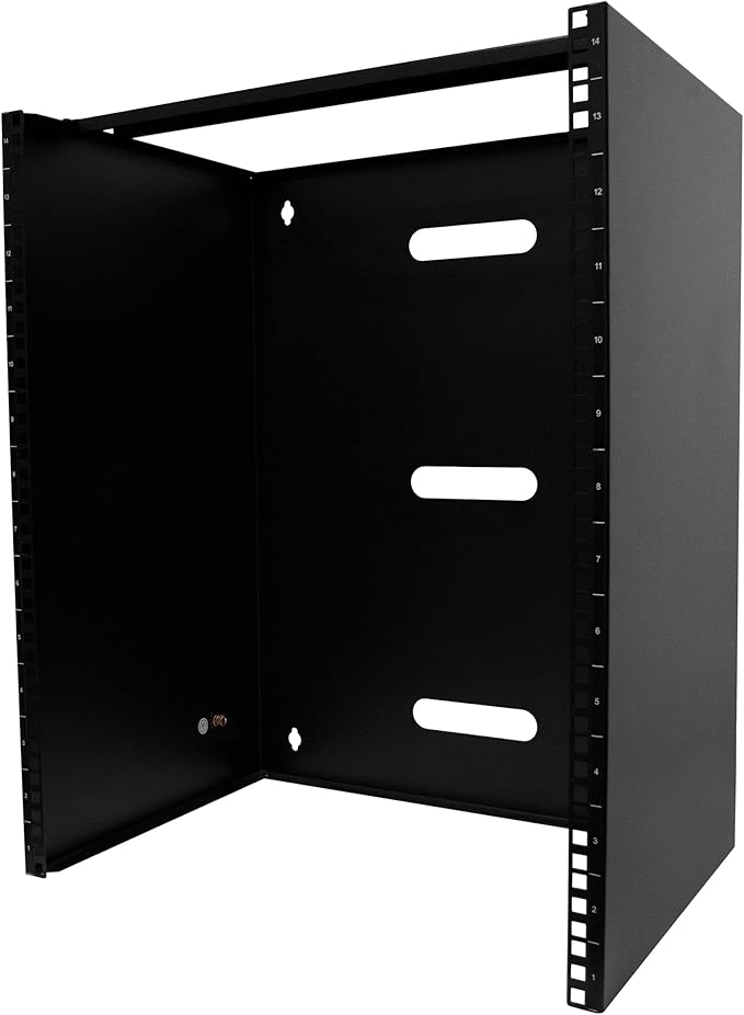 StarTech.com 14U Wall Mount Network Rack, 14 in Deep, IT Equipment, Network