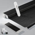No Drill Motorized Blinds with Remote, Cordless Smart Electric Roller Shades