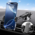 APPS2Car Suction Cup Phone Mount, Windshield/Dashboard/Air Vent Car Phone Holder Mount with Sticky Gel Pad, Compatible with iPhone, Samsung, All Cellphone, Thick Case Friendly