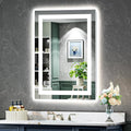 YEELAIT 24x32 Inch LED Bathroom Mirror