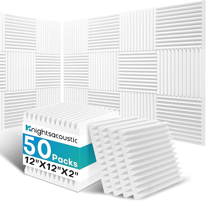 50 Pack Sound Proof Foam Panels