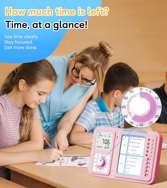 3-in-1 Visual Timer & ADHD Tool