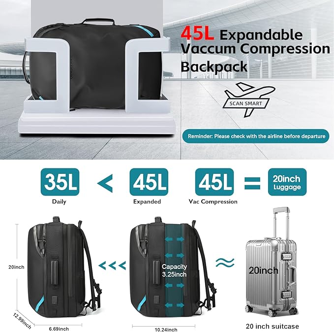 Vacuum Compression Backpack