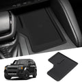 smabee Center Console Wireless Charging Protective Mat for 2024 2025 Toyota Land Cruiser Prado 250 J250 LC250 Accessories Silicone Non-Slip Pad Anti-Dust Liner Interior Black (Left-Hand Drive)