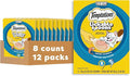 Temptations Lickable Spoons Adult Wet Cat Treat, Savory Salmon and Tempting Tuna Flavor, 8 Spoons, Pack of 12 (96 Total)