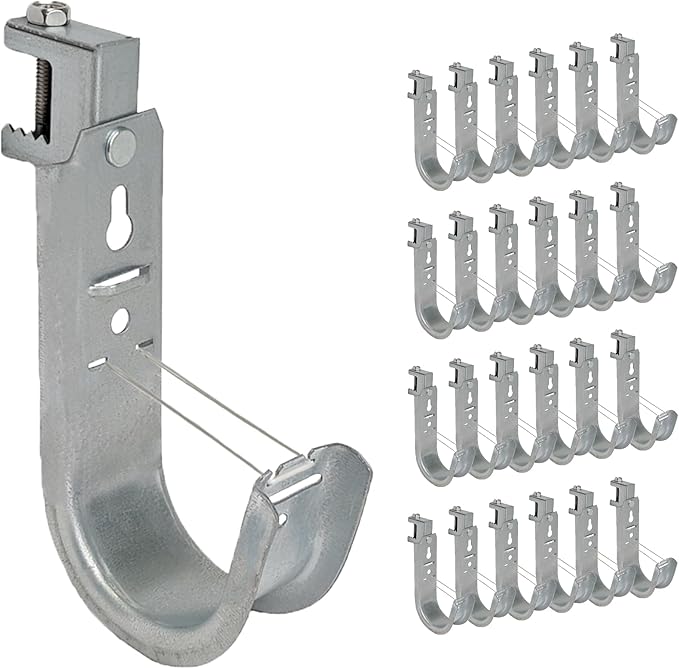 ICC Beam Clamp J Hook 2” with Retainer Clip