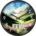 SCOAGE Digital Large Display Silent Wall Clock