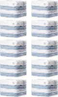 TAILI 10 Pack Vacuum Storage Bags, Space Saver Bags, Jumbo Cube 31x40x15 Inch, Extra Large Vacuum Sealed Bags for Comforters, Blankets, Bedding, Clothes, Closet Organization Space Saving, Clear