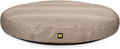 K9 Ballistics Tough Round Nesting Pillow Dog Bed - Removable Cover, Washable, Durable & Water Resistant Indoor/Outdoor Bed for X Large & Giant Breeds - XL, Taupe Premium Finish