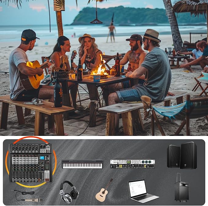 12 Channel Professional Audio Mixer