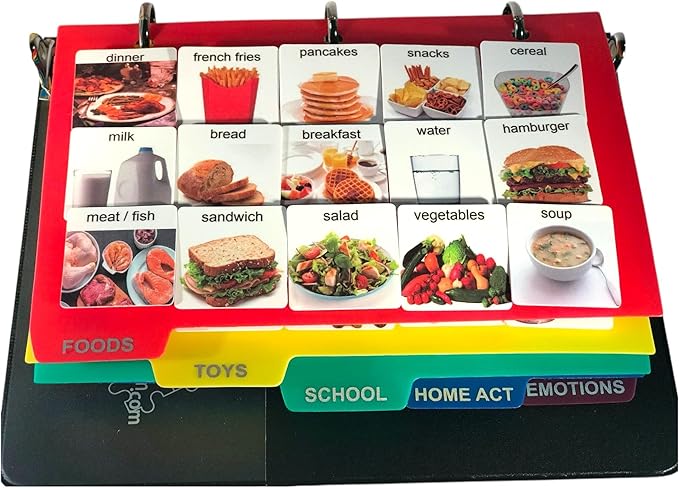 Visual Communication Book, 162 ASD Photo Picture Cards: Autism Language