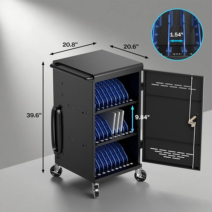 Fully Assembled 30 Unit Device Charging Station