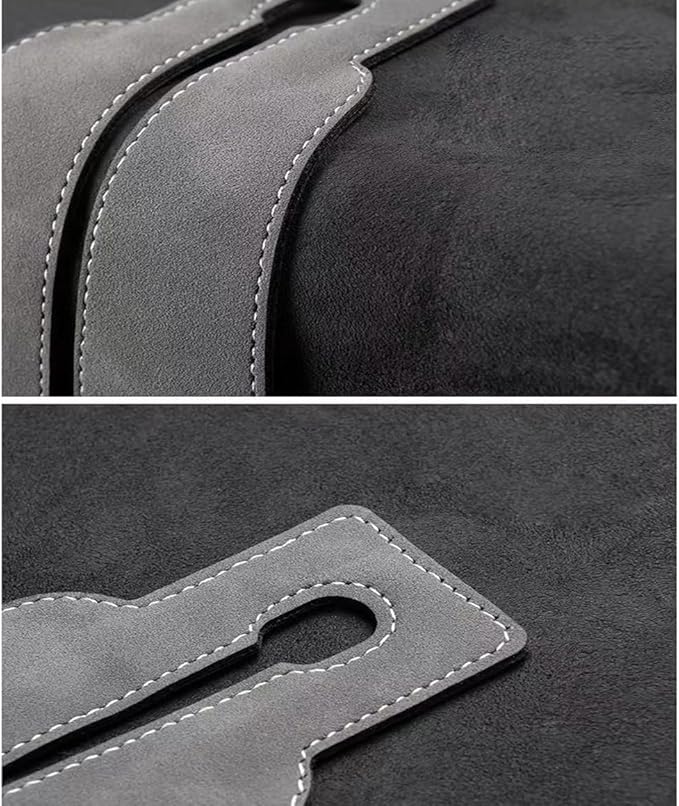 Leather Car Hooks, Car Back Seat Hooks, Car Headrest Hooks Universal for Bag Hooks, Ideal for Back Seat Storage﻿ (4pack-gray)