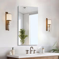 CILIBER Frameless Mirror, 20x40 Inch Bathroom Mirrors