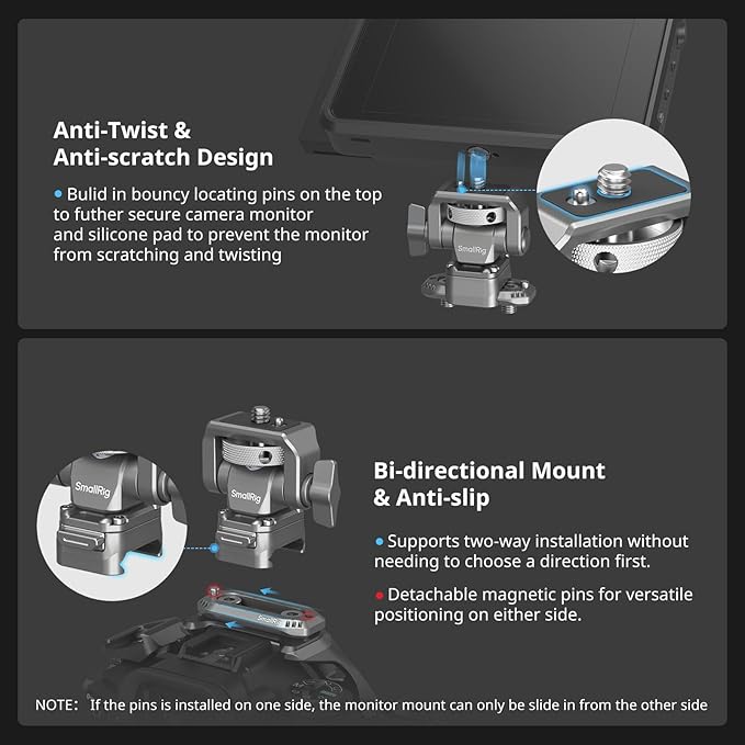 SMALLRIG Quick Release Camera Monitor Mount