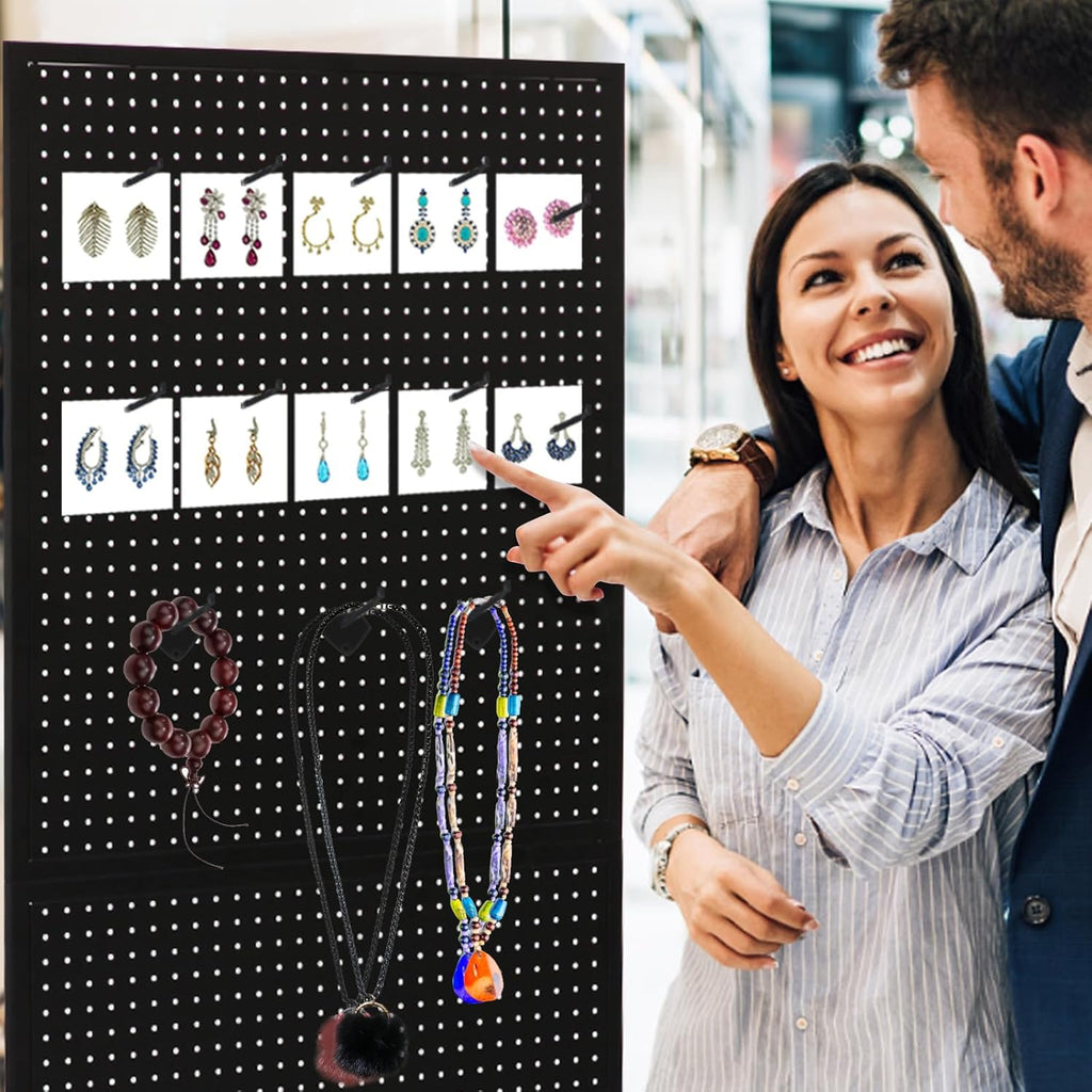 30 Packs 4" Long Metal Pegboard Hooks, Standard Hooks is Fit to Any Pegboard Panels