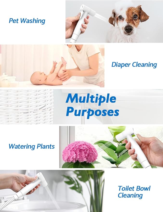 Matte White Handheld Bidet Sprayer