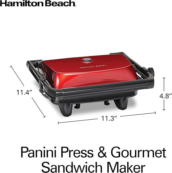 Hamilton Beach Panini Press Sandwich Maker & Electric Indoor Grill