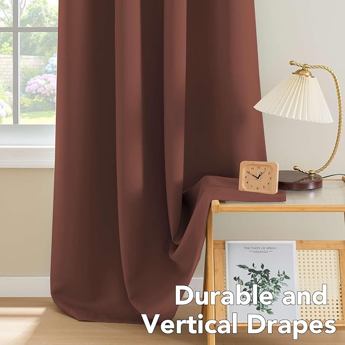 H.VERSAILTEX Thermal Insulated Blackout Window Panels Microfiber