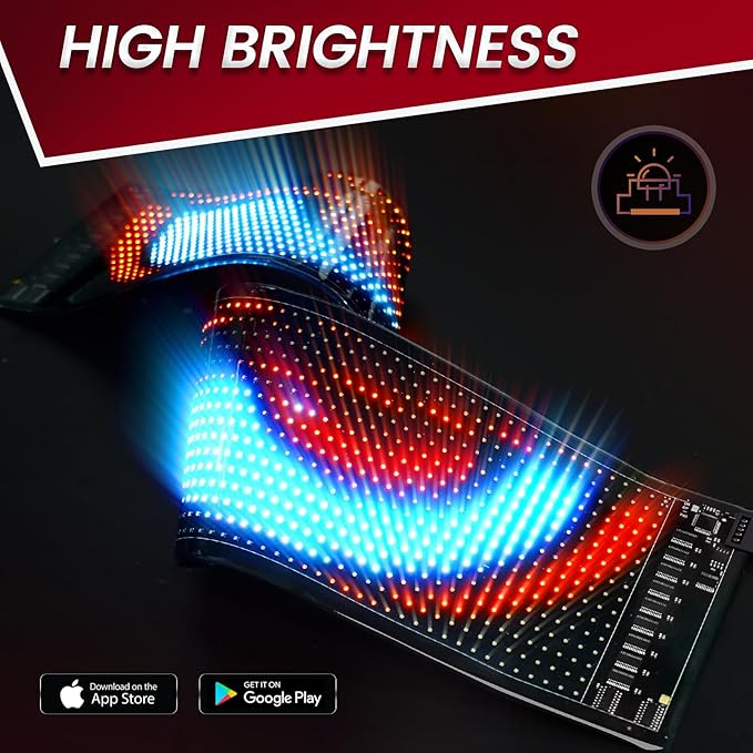 Rayhome Synchronize Multiple Devil Eyes Light, Programmable LED Display
