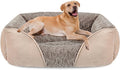 INVENHO XX-Large Dog Bed for Large, Medium, Small Dogs - Rectangle, Washable, Orthopedic, Soft, Calming, Durable Pet Cuddler with Anti-Slip Bottom - XXL (42"x30"x10")