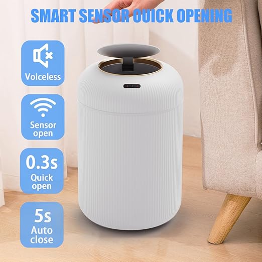 URALFA Motion Sensor Trash Can