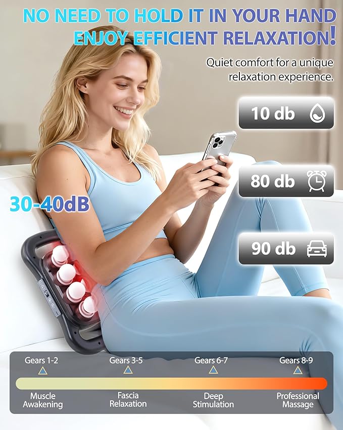 16-Head Massage Gun, Deep Tissue Percussion Massager